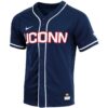 UConn Huskies Nike Replica Full-Button Baseball Jersey - Navy, Limited Replica Fan Edition