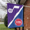 Utah vs Detroit House Divided Flag, NBA House Divided Flag 1 Utah vs Detroit House Divided Flag, NBA House Divided Flag