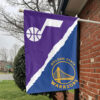 Utah vs Golden State House Divided Flag, NBA House Divided Flag 1 Utah vs Golden State House Divided Flag, NBA House Divided Flag