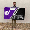 Utah vs San Antonio House Divided Flag, NBA House Divided Flag 2 Utah vs San Antonio House Divided Flag, NBA House Divided Flag