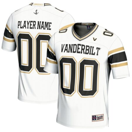 Vanderbilt Commodores GameDay Greats NIL Pick-A-Player Football Jersey – White, Limited Replica Fan Edition