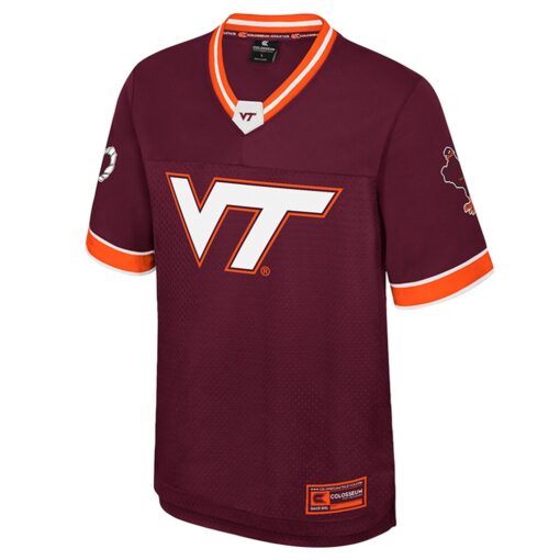 Virginia Tech Hokies Colosseum Nothing But The Hits Football Jersey – Maroon, Limited Replica Fan Edition