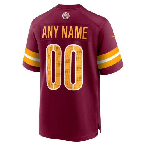 Washington Commanders  Game Custom Player Jersey – Burgundy, Limited Replica Fan Edition