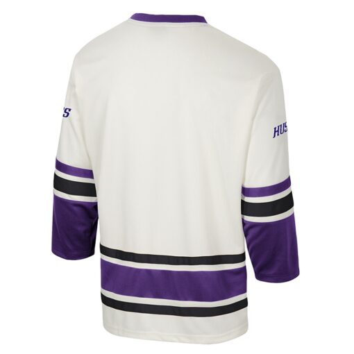 Washington Huskies Colosseum Puck Proud Fashion Hockey Jersey – Cream, Limited Replica Fan Edition