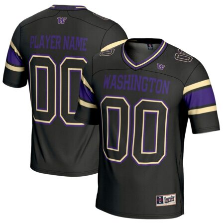 Washington Huskies GameDay Greats NIL Pick-A-Player Football Jersey – Black, Limited Replica Fan Edition