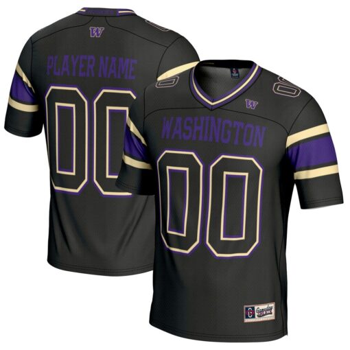 Washington Huskies GameDay Greats NIL Pick-A-Player Football Jersey – Black, Limited Replica Fan Edition