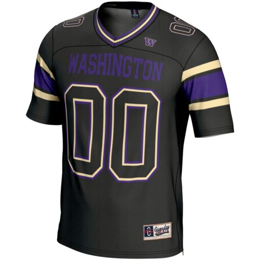 Washington Huskies GameDay Greats NIL Pick-A-Player Football Jersey – Black, Limited Replica Fan Edition
