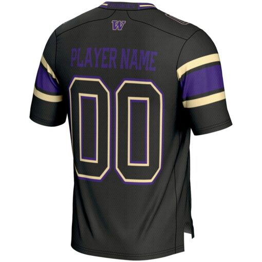 Washington Huskies GameDay Greats NIL Pick-A-Player Football Jersey – Black, Limited Replica Fan Edition