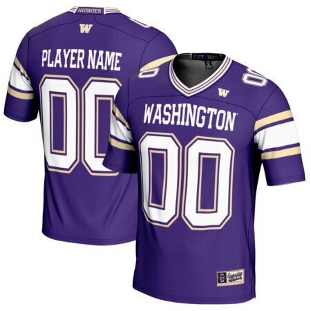 Washington Huskies GameDay Greats NIL Pick-A-Player Football Jersey – Purple, Limited Replica Fan Edition