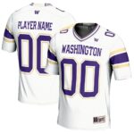Washington Huskies GameDay Greats NIL Pick-A-Player Football Jersey - White, Limited Replica Fan Edition