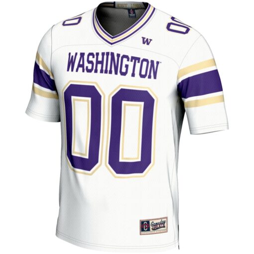 Washington Huskies GameDay Greats NIL Pick-A-Player Football Jersey – White, Limited Replica Fan Edition
