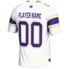 Washington Huskies GameDay Greats NIL Pick-A-Player Football Jersey - White, Limited Replica Fan Edition
