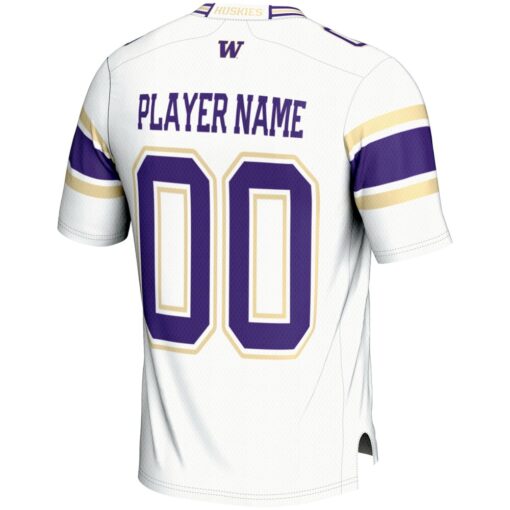 Washington Huskies GameDay Greats NIL Pick-A-Player Football Jersey – White, Limited Replica Fan Edition