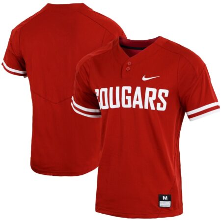 Washington State Cougars Nike Replica Vapor Elite Two-Button Baseball Jersey – Crimson, Limited Replica Fan Edition