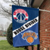 Washington vs New York House Divided Flag, NBA House Divided Flag