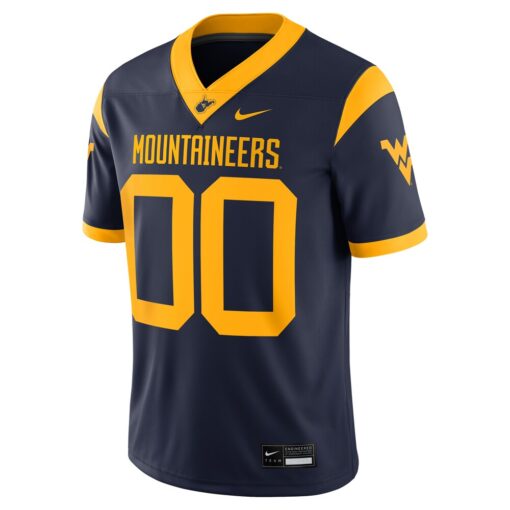 West Virginia Mountaineers  Custom Football Game Jersey – Navy, Limited Replica Fan Edition