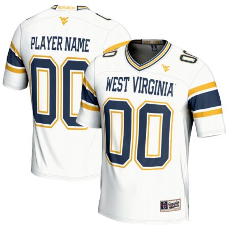 West Virginia Mountaineers GameDay Greats NIL Pick-A-Player Football Jersey – White, Limited Replica Fan Edition