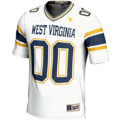 West Virginia Mountaineers GameDay Greats NIL Pick-A-Player Football Jersey – White, Limited Replica Fan Edition