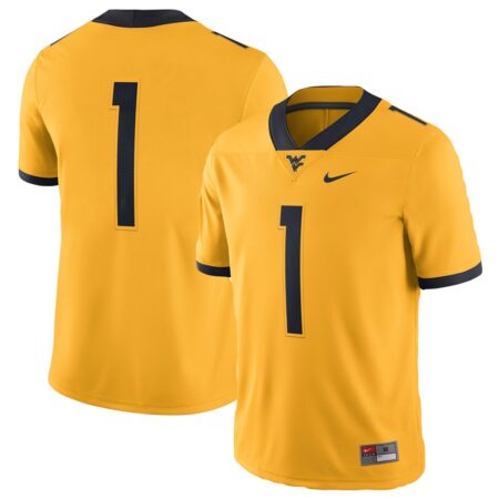 West Virginia Mountaineers Nike Alternate Game Jersey – Gold, Limited Replica Fan Edition