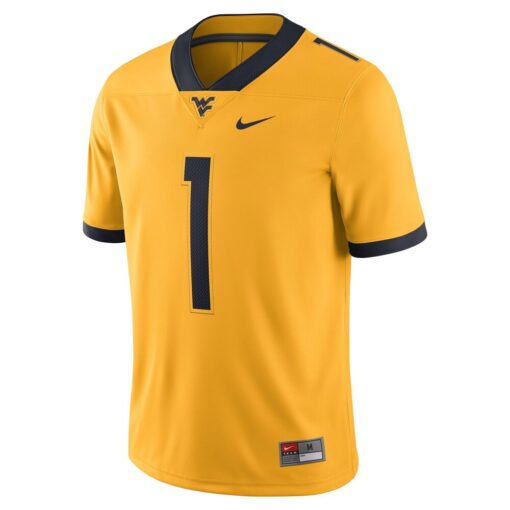West Virginia Mountaineers Nike Alternate Game Jersey – Gold, Limited Replica Fan Edition
