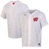 Wisconsin Badgers Under Armour Womens Full-Button Replica Softball Jersey - WhiteRed, Limited Replica Fan Edition