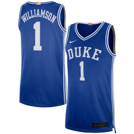 Zion Williamson Duke Blue Devils Nike Alumni Player Limited Basketball Jersey – Royal, Limited Replica Fan Edition