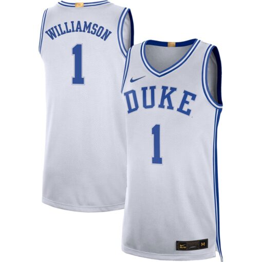 Zion Williamson Duke Blue Devils Nike Limited Basketball Jersey – White, Limited Replica Fan Edition