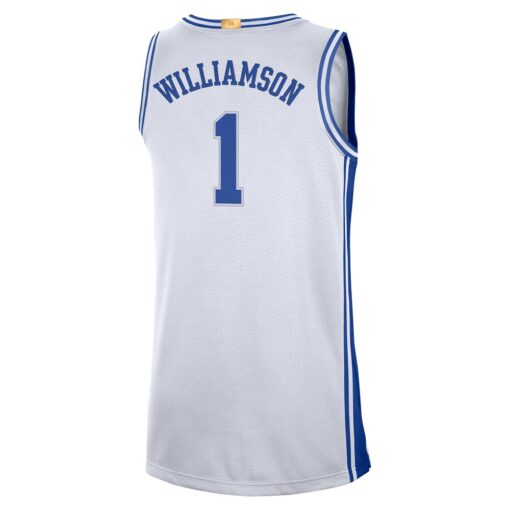 Zion Williamson Duke Blue Devils Nike Limited Basketball Jersey – White, Limited Replica Fan Edition