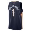 Zion Williamson New Orleans Pelicans Unisex Swingman Jersey - Icon Edition - Navy, Limited Replica Fan Edition