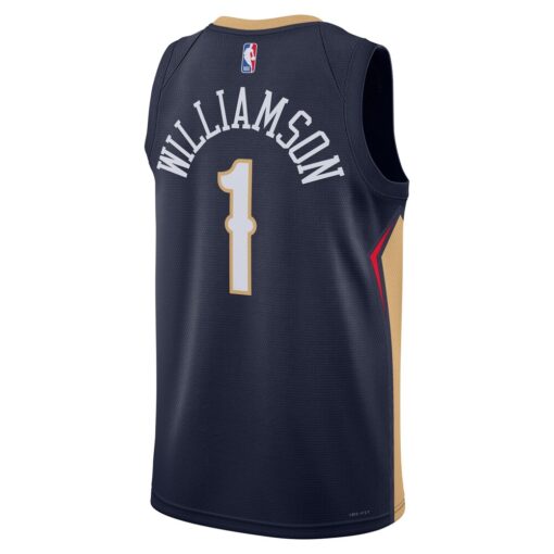 Zion Williamson New Orleans Pelicans Unisex Swingman Jersey – Icon Edition – Navy, Limited Replica Fan Edition