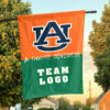 Auburn Tigers vs Custom Team House Divided Flag, Custom House Flag