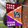 Auburn Tigers vs Custom Team House Divided Flag, Custom Spirit Flag 1 Auburn Tigers vs Custom Team House Divided Flag, Custom Spirit Flag
