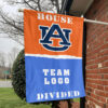 Auburn Tigers vs Custom Team House Divided Flag, NCAA College Flag 1 Auburn Tigers vs Custom Team House Divided Flag, NCAA College Flag