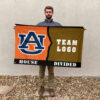 Auburn Tigers vs Custom Team House Divided Flag, Personalized House Flag 2 Auburn Tigers vs Custom Team House Divided Flag, Personalized House Flag