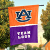 Auburn Tigers vs Custom Team House Divided Flag, Personalized NCAA Flag