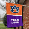 Auburn Tigers vs Custom Team House Divided Flag, Personalized NCAA Flag 1 Auburn Tigers vs Custom Team House Divided Flag, Personalized NCAA Flag