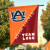 Auburn Tigers vs Custom Team House Divided Flag, Personalized Split Flag