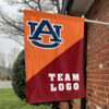 Auburn Tigers vs Custom Team House Divided Flag, Personalized Team Flag 1 Auburn Tigers vs Custom Team House Divided Flag, Personalized Team Flag