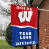 Badgers vs Custom Team House Divided Flag, NCAA House Flag 1 Badgers vs Custom Team House Divided Flag, NCAA House Flag