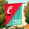 Bearcats vs Custom Team House Divided Flag, College Custom Flag