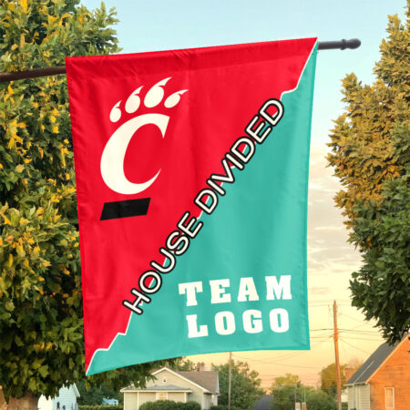 Bearcats vs Custom Team House Divided Flag, College Custom Flag