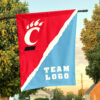Bearcats vs Custom Team House Divided Flag, Custom College Flag