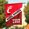 Bearcats vs Custom Team House Divided Flag, Custom Rivalry Flag