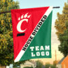 Bearcats vs Custom Team House Divided Flag, Custom Split Flag