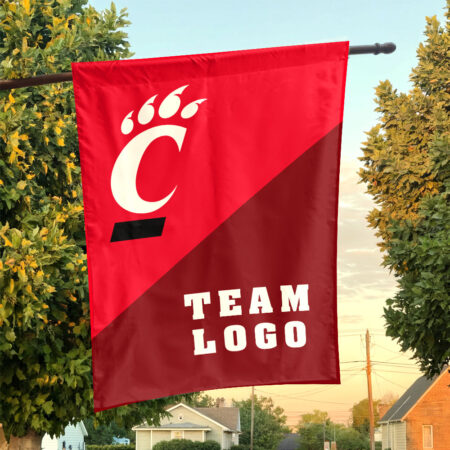 Bearcats vs Custom Team House Divided Flag, Personalized Team Flag