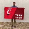 Bearcats vs Custom Team House Divided Flag, Personalized Team Flag 2 Bearcats vs Custom Team House Divided Flag, Personalized Team Flag