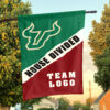 Bulls vs Custom Team House Divided Flag, Custom Rivalry Flag