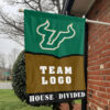 Bulls vs Custom Team House Divided Flag, Personalized House Flag 1 Bulls vs Custom Team House Divided Flag, Personalized House Flag