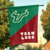 Bulls vs Custom Team House Divided Flag, Personalized Team Flag