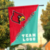Cardinals vs Custom Team House Divided Flag, College Custom Flag